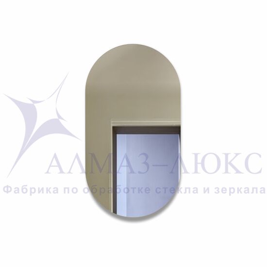 Зеркало А-045 с фигурной шлифованной кромкой (900*500 мм) в Минске и Беларуси