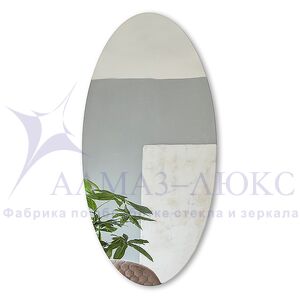 Зеркало овальное со шлифованной кромкой А-012