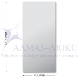Зеркало прямоугольное со шлифованной кромкой А-038 (150х70) в Минске и Беларуси