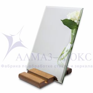 Декоративное зеркало-подарок на подставке ДЗ-17 (сено)