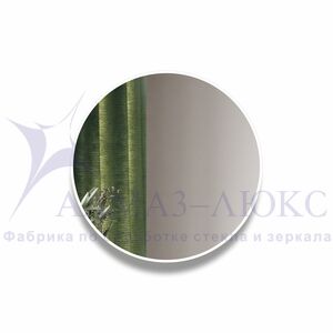Зеркало Д-039 (d 50 см) с белой окантовкой (УФ-печать)