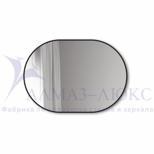 Зеркало Д-034 (100*70см) с чёрной окантовкой (УФ-печать)