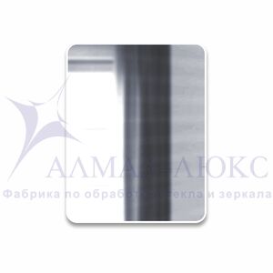 Зеркало Д-053 (90*70 см) с белой окантовкой (УФ-печать)