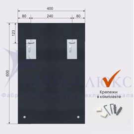 Зеркало с полкой E-469 (60х40 см) в Минске и Беларуси