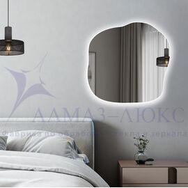 Зеркало с  фоновой подсветкой, с торцевым датчиком движения Capri 7070d2-6 (70х70 см)– холодный свет в Минске и Беларуси