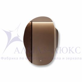 Зеркало с фоновой подсветкой и сенсорной кнопкой Fiji 9770s-6 (97х70 см) - холодный свет в Минске и Беларуси