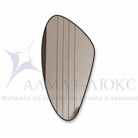 Зеркало с  фоновой подсветкой, с торцевым датчиком движения  и с УФ-окантовкой Java black 11055d2-6 (110х55 см)– холодный свет в Минске и Беларуси