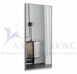 Зеркало М-435 (1400*600 мм) в алюминиевой раме/ серебро