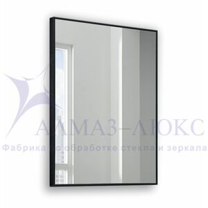 Зеркало прямоугольное в алюминиевой раме M-198 (100х70)