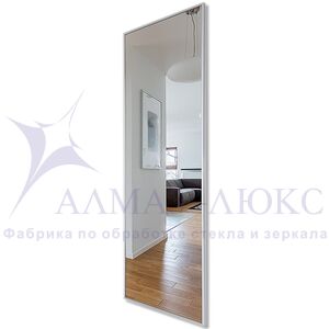 Зеркало прямоугольное в алюминиевой раме M-255 (180х60)