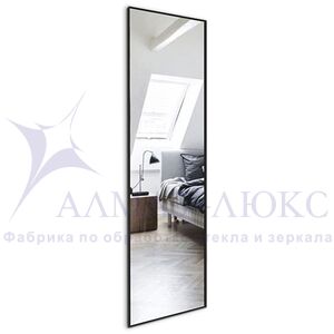 Зеркало прямоугольное в алюминиевой раме M-257 (180х60)