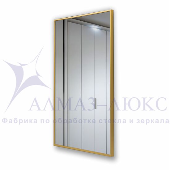 Зеркало прямоугольное в алюминиевой раме М-337 (100х50) в Минске и Беларуси