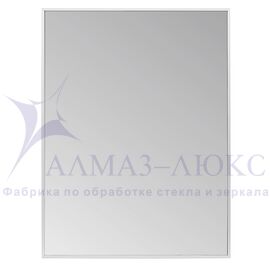 Зеркало прямоугольное в алюминиевой раме М-345 (80х60) в Минске и Беларуси