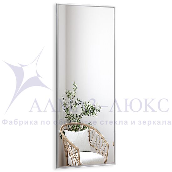 Зеркало прямоугольное в алюминиевой раме M-406 (150х60) в Минске и Беларуси