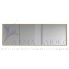Зеркало прямоугольное в алюминиевой раме M-416 (150х50) в Минске и Беларуси