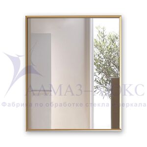 Зеркало прямоугольное в алюминиевой раме M-417 (60х50)
