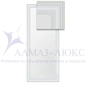 Зеркало в багетной раме М-163