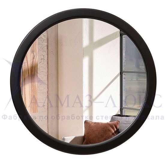 Зеркало круглое в деревянной раме М-250 (D64,4) в Минске и Беларуси