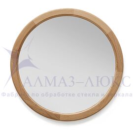 Зеркало круглое в деревянной раме М-300 (D64,4) в Минске и Беларуси