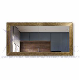 Зеркало в пластиковой багетной раме М-456 (140х70 см)  в Минске и Беларуси