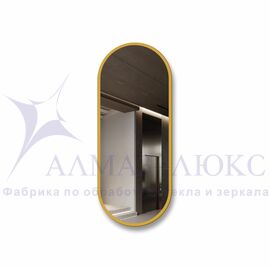 Зеркало "MF-2 40100c gold" (400*1000 мм) в раме МДФ, цвет - "золотой" в Минске и Беларуси