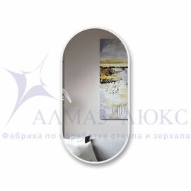 Зеркало "MF-2  60120c white" (600*1200 мм) в раме МДФ, цвет - "белый" в Минске и Беларуси