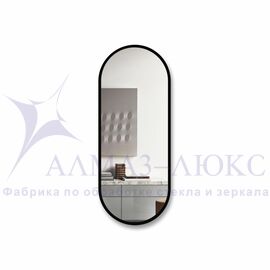 Зеркало "MF-2 40100c black" (400*1000 мм) в раме МДФ, цвет - "чёрный" в Минске и Беларуси