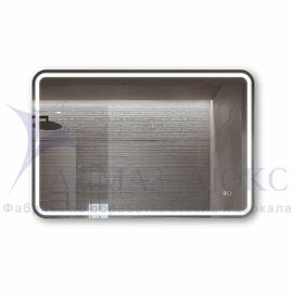 Зеркало с фронтальной подсветкой, с сенсорной кнопкой и подогревом Lima 12080sh2-6 (120х80 см) в светонепропускающем коробе/холодный свет в Минске и Беларуси