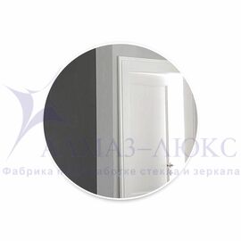 Зеркало с фоново-фронтальной подсветкой и сенсорной кнопкой Oslo 60s-6 (D 60 см) - холодный свет в Минске и Беларуси